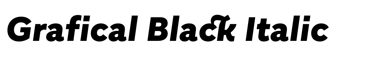 Grafical Black Italic